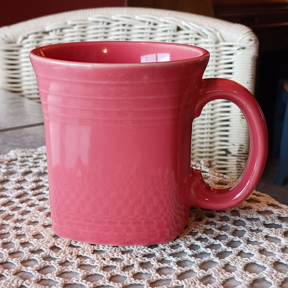 Fiesta~ square coffee mug - Flamingo Pink
